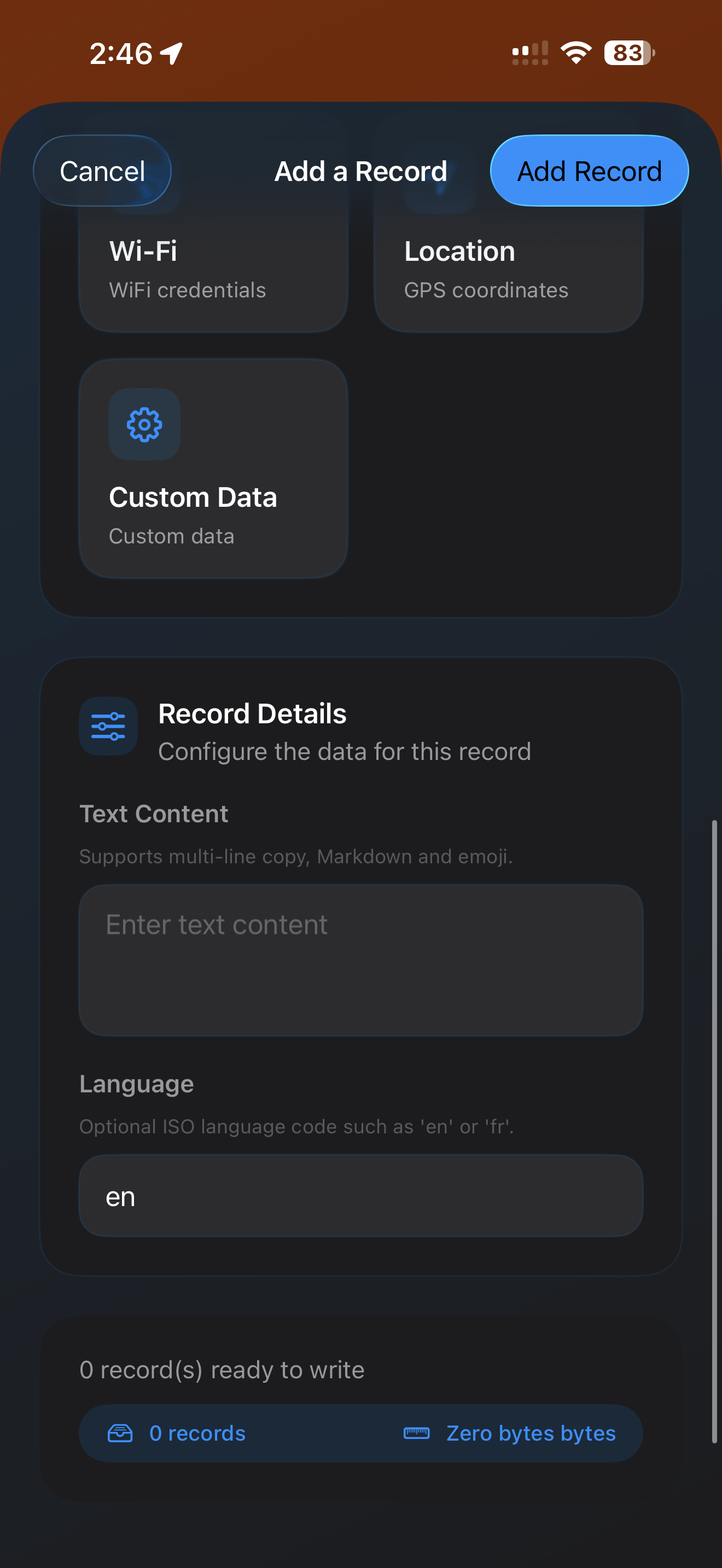 Multi-Write-Overlay zeigt eine Bereit zum Scannen-Aufforderung und eine Multi-Write-Aktiv-Statuskarte mit Erfolgs- und Fehlerzählern
