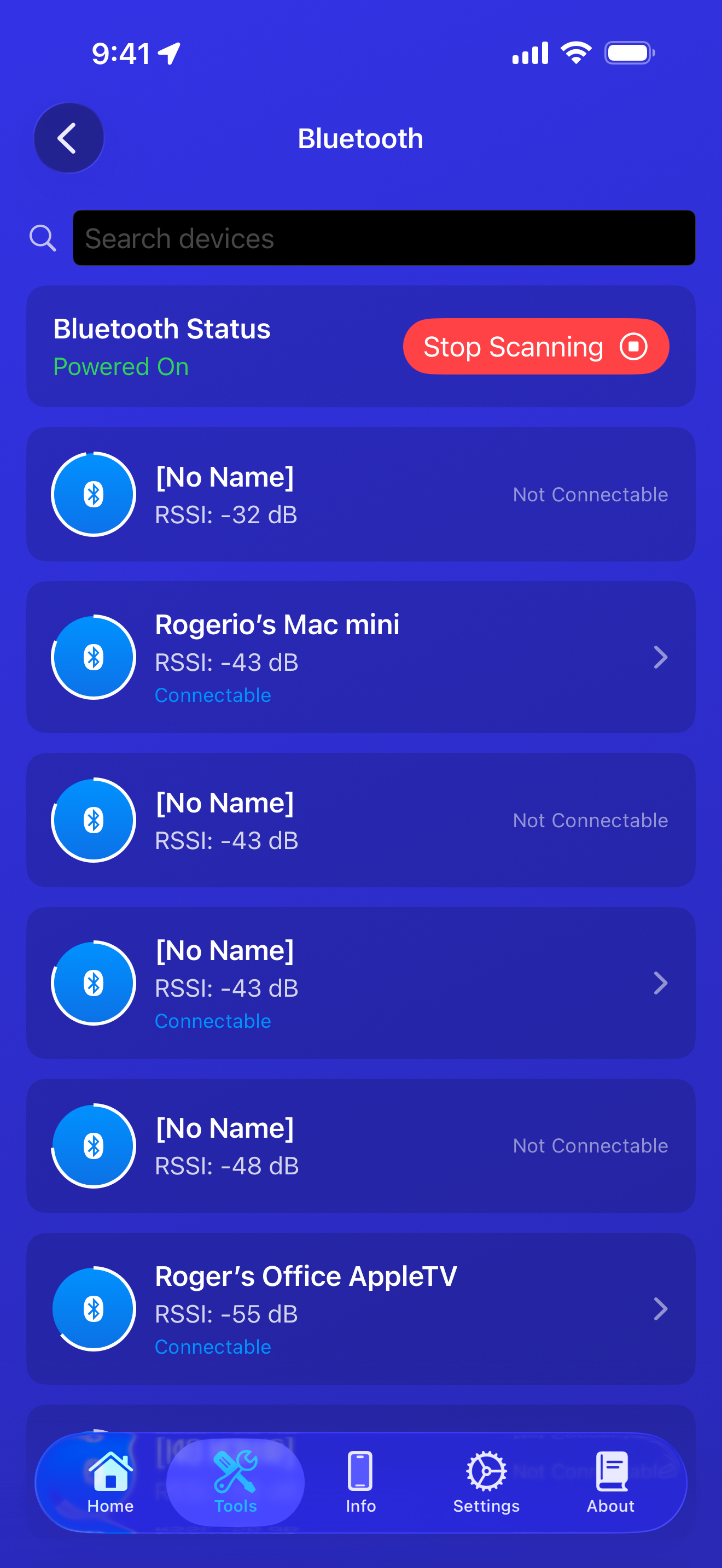 Tools / bluetooth: bluetooth